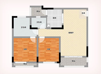 2室1厅预算费用清